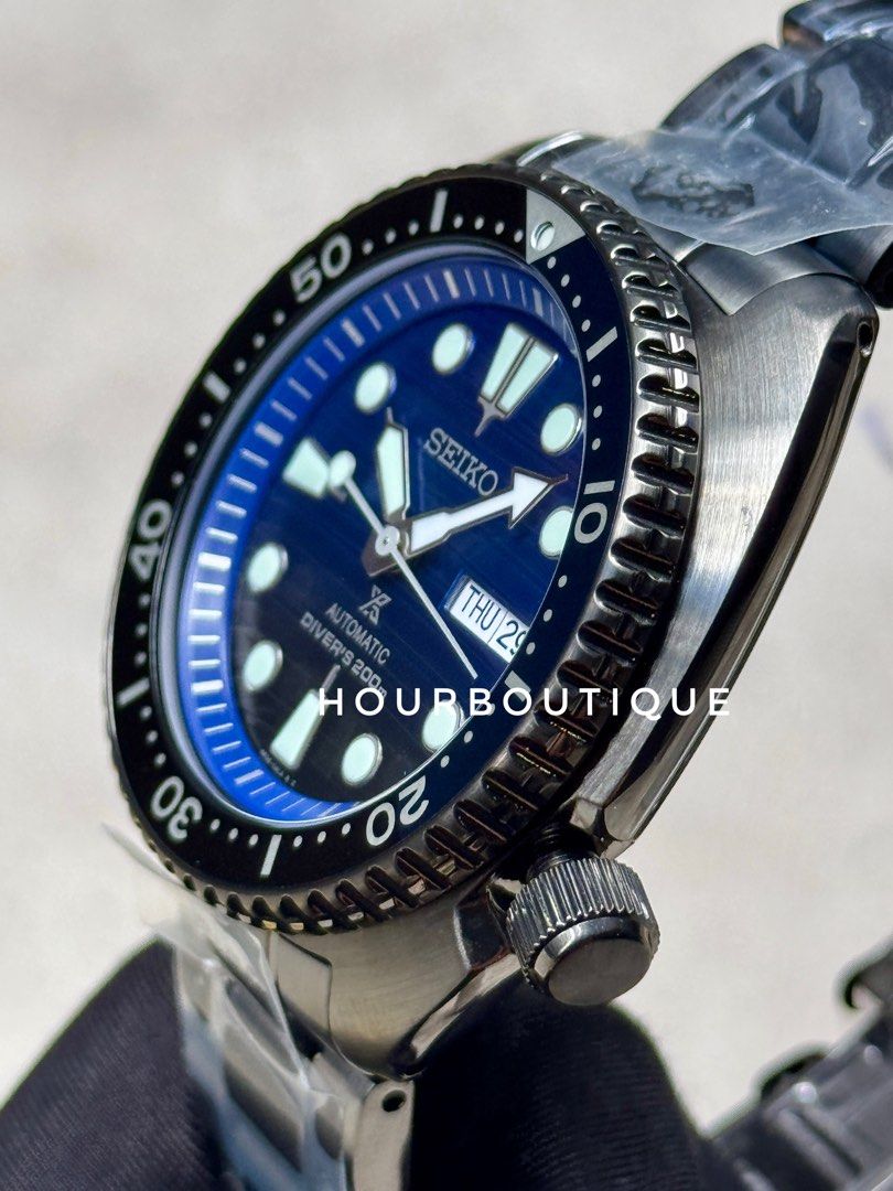 Brand New Seiko Prospex PVD Black Case Turtle, Automatic Divers Watch SRPD11K1