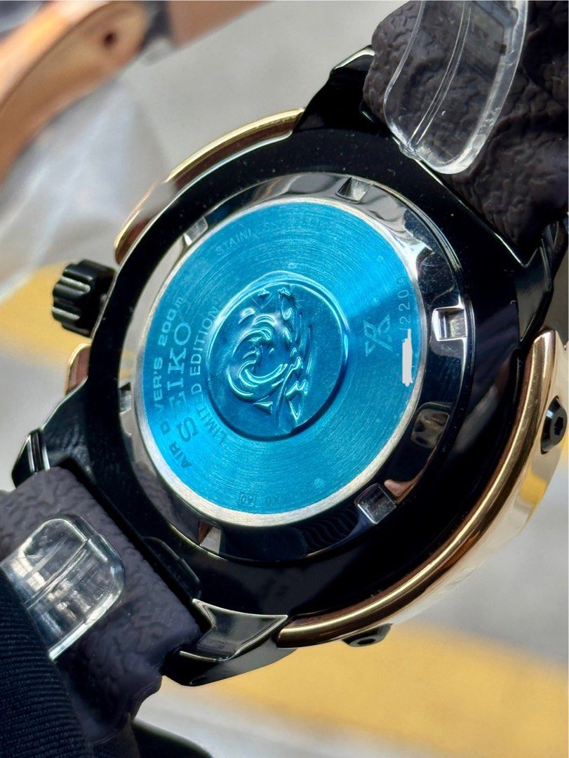 Brand New Seiko Prospex Rose Gold Chocolate Tuna, Asia Limited Edition Automatic Watch SRPD14K1