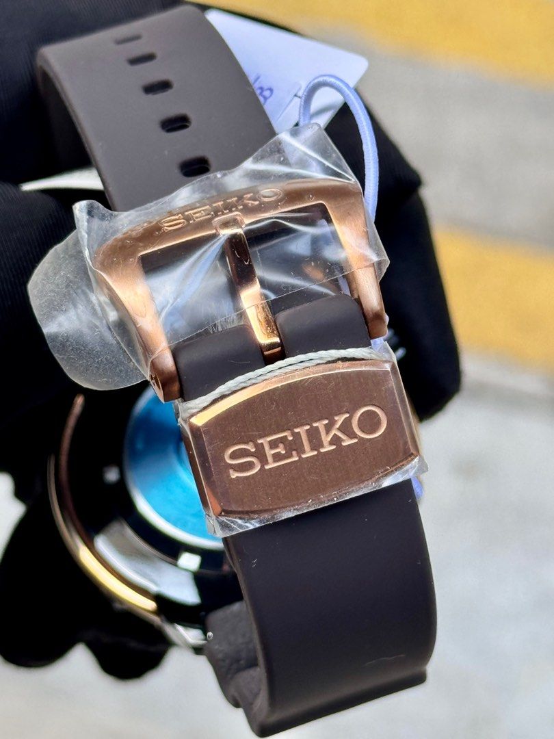 Brand New Seiko Prospex Rose Gold Chocolate Tuna, Asia Limited Edition Automatic Watch SRPD14K1