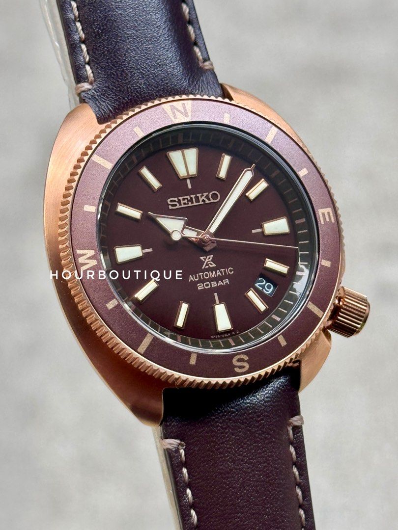 Brand New Seiko Prospex Rose Gold Land Tortoise Automatic FieldWatch SRPG18K1