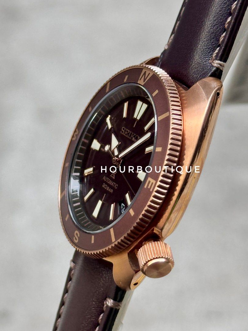 Brand New Seiko Prospex Rose Gold Land Tortoise Automatic FieldWatch SRPG18K1