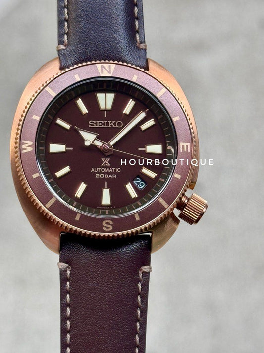 Brand New Seiko Prospex Rose Gold Land Tortoise Automatic FieldWatch SRPG18K1