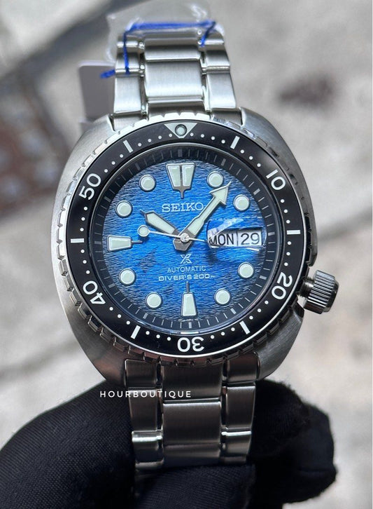 Brand New Seiko Prospex Save the Ocean Manta Ray Dial King Turtle Automatic Divers SRPE39K1