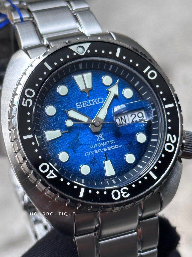 Brand New Seiko Prospex Save the Ocean Manta Ray Dial King Turtle Automatic Divers SRPE39K1