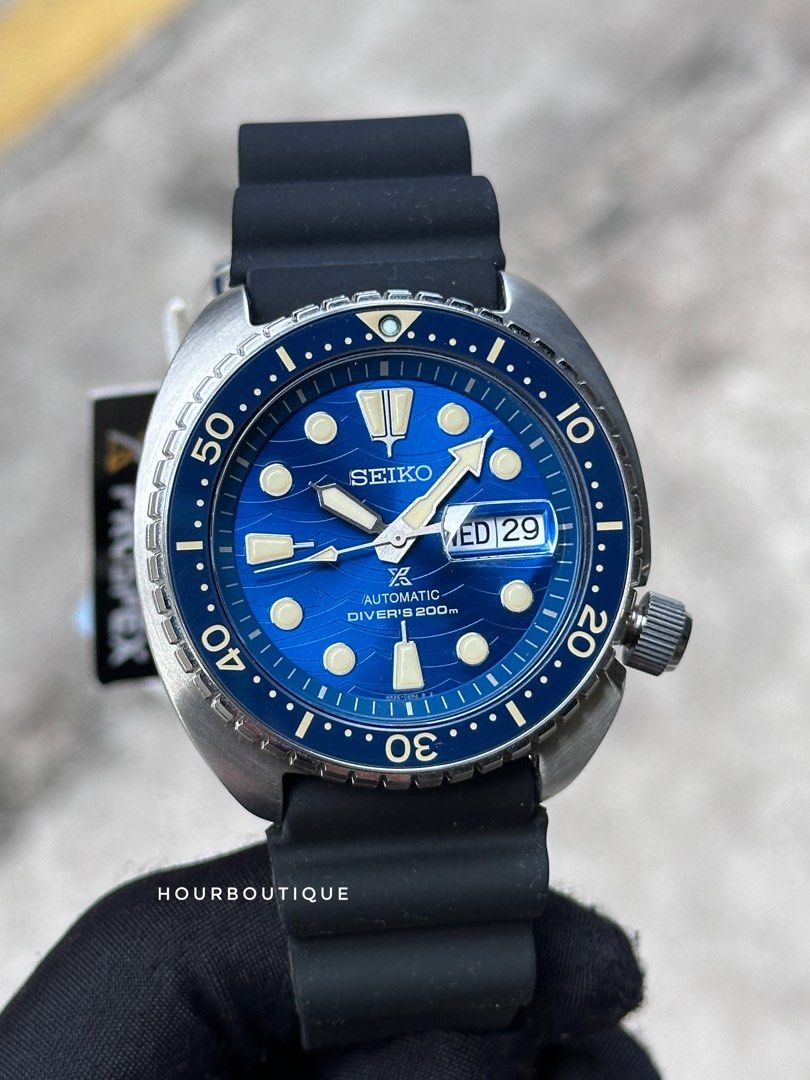 Brand New Seiko Prospex Save The Ocean King Turtle Mens Automatic Divers Watch SRPE07K1
