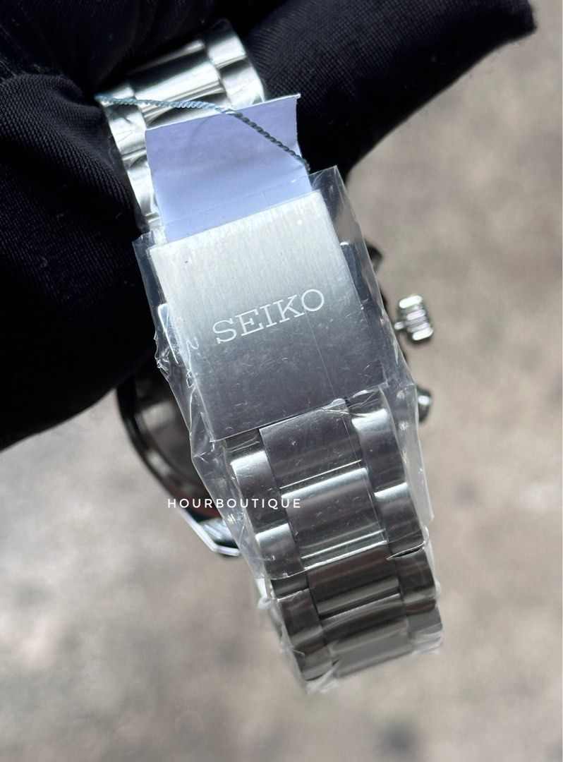 Brand New Seiko Prospex SpeedTimer Orange Sunburst Dial Solar Powered Chronograph SBDL117 SSC947P1
