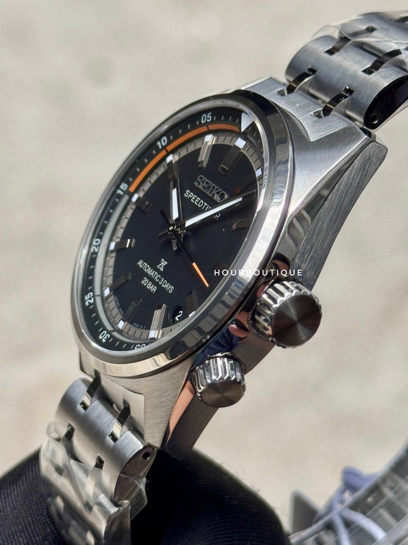 Brand New Seiko Prospex SpeedTimer Black Dial Automatic Watch SBDC217 SPB515J1