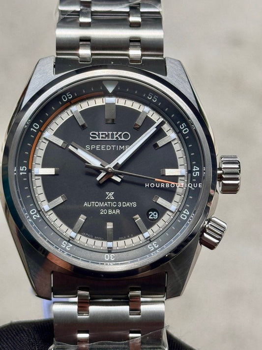 Brand New Seiko Prospex SpeedTimer Black Dial Automatic Watch SBDC217 SPB515J1
