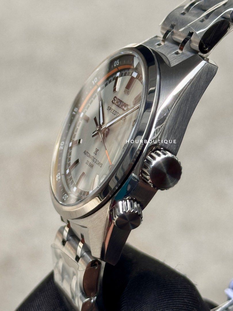 Brand New Seiko Prospex SpeedTimer White Dial Automatic Watch SBDC215 SPB513J1