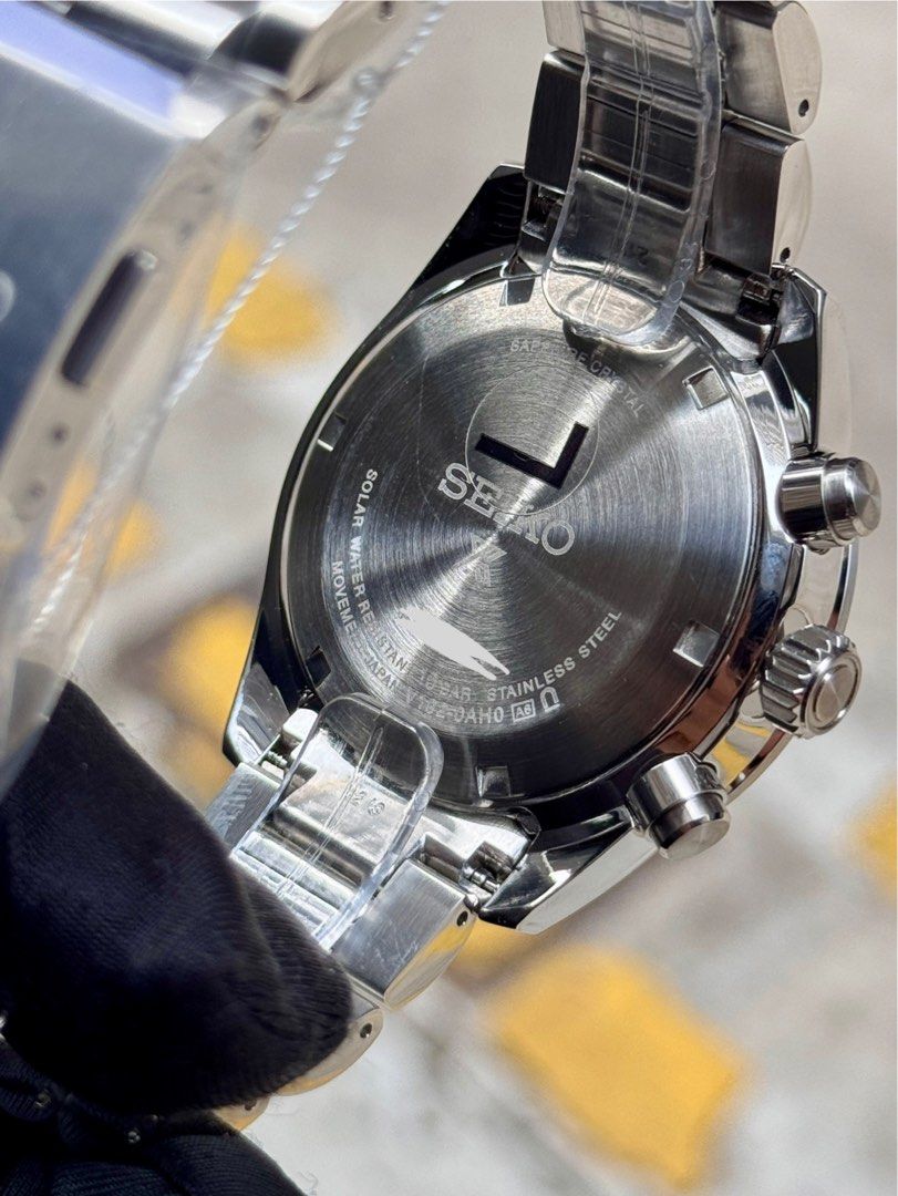 Brand New Seiko Prospex SpeedTimer Grey Dial Solar Chronograph Watch SSC939P1