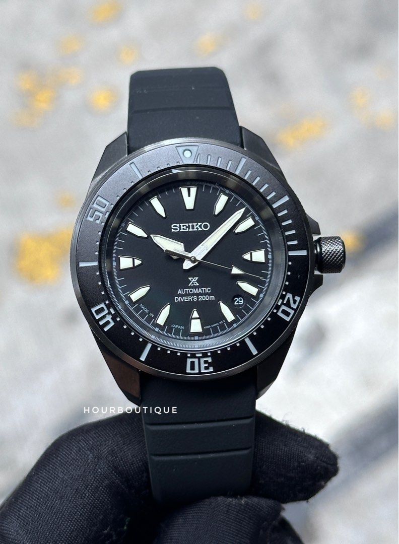 Brand New Seiko Prospex Stealth Samurai Automatic Divers Watch SRPL15K1 SBDY133