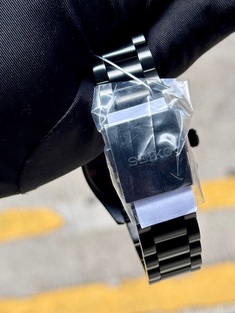 Brand New Seiko Prospex Stealth Night Vision Solar Chronograph Watch SSC917P1