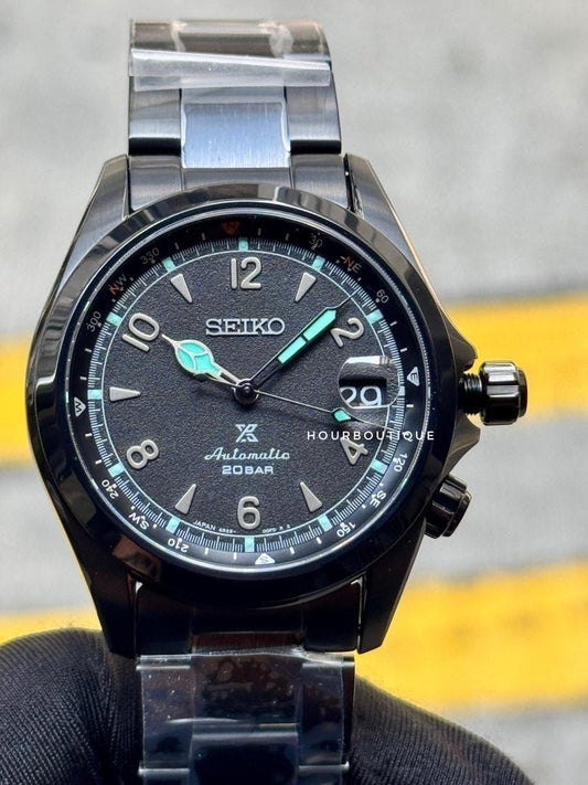 Brand New Seiko Prospex Stealth Alpinist Automatic Field Watch SPB337J1
