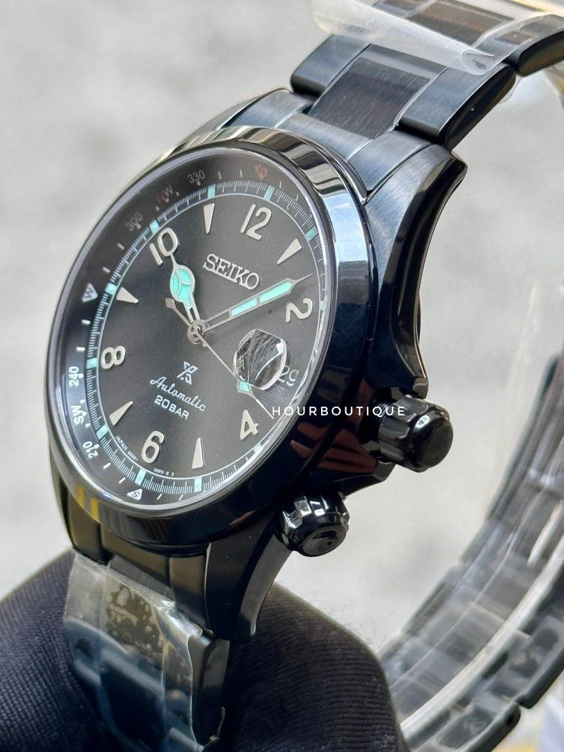 Brand New Seiko Prospex Stealth Alpinist Automatic Field Watch SPB337J1