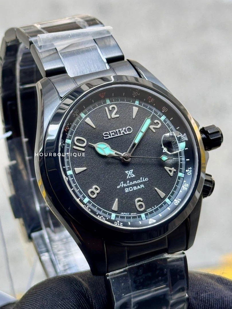 Brand New Seiko Prospex Stealth Alpinist Automatic Field Watch SPB337J1