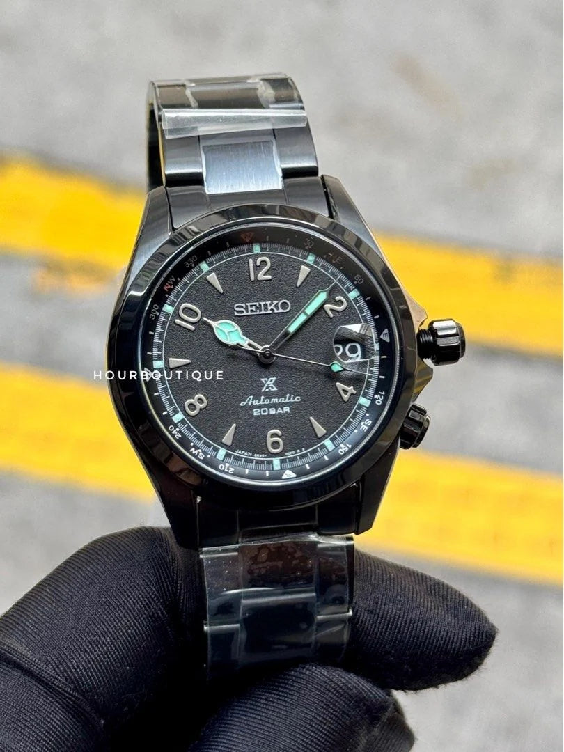 Brand New Seiko Prospex Stealth Alpinist Automatic Field Watch SPB337J1