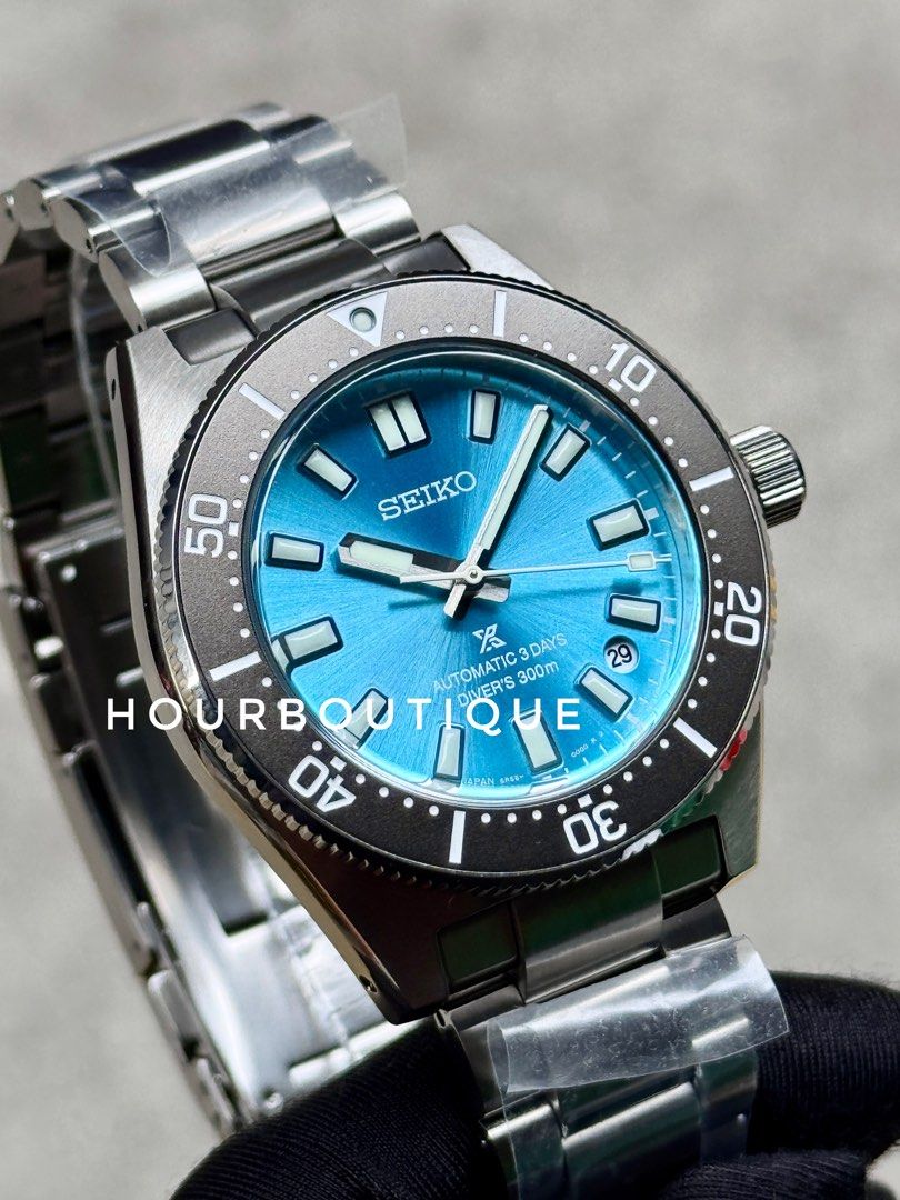 Brand New Seiko Prospex Teal Dial Limited Ed, Automatic Divers 62Mas Watch SBDC221 SPB545J1