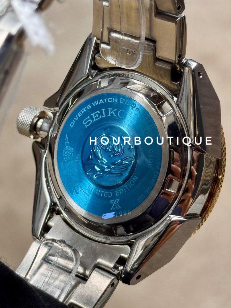 Brand New Seiko Prospex Yat Wat Chang White Dial King Samurai Automatic Divers Watch SRPH42K1
