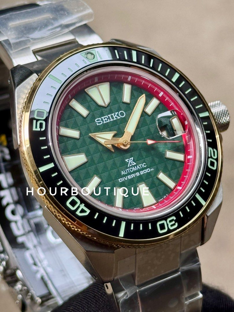 Brand New Seiko Prospex Yat Wat Chang Edition, King Samurai Automatic Divers Watch SRPH44k1