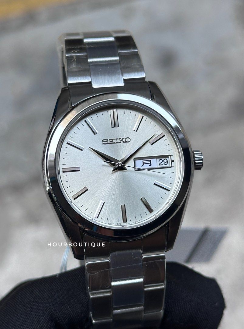 Brand New Seiko Spirit Quartz Silver Dial 37mm Japan Only Watch SBTH007