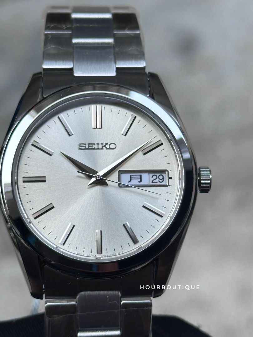 Brand New Seiko Spirit Quartz Silver Dial 37mm Japan Only Watch SBTH007
