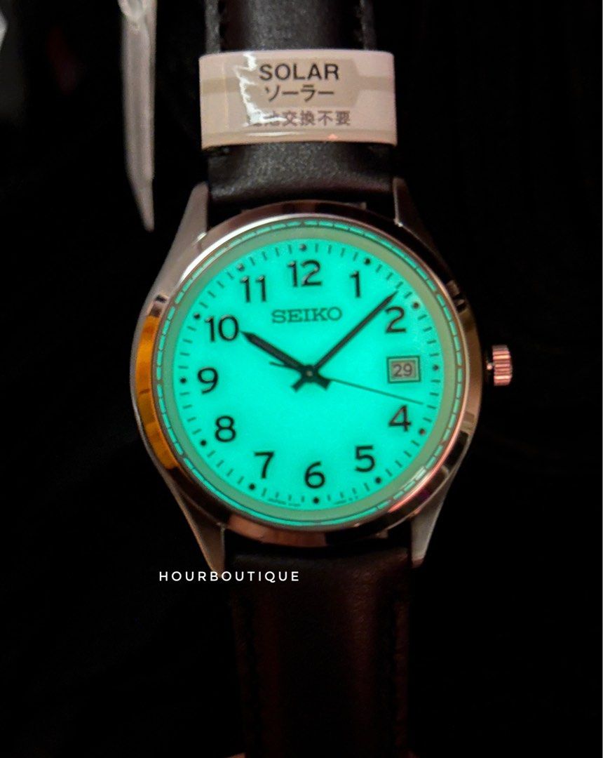 Vintage Seiko Lume Seiko Illuminated Watch Seiko Luminous Dial