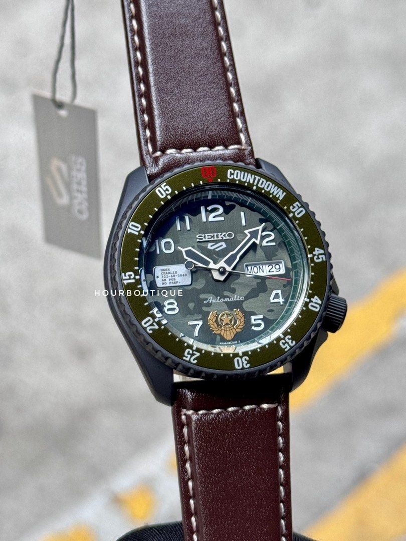 Brand New Seiko Street Fighter Guile Edition Automatic Watch SRPF21K1