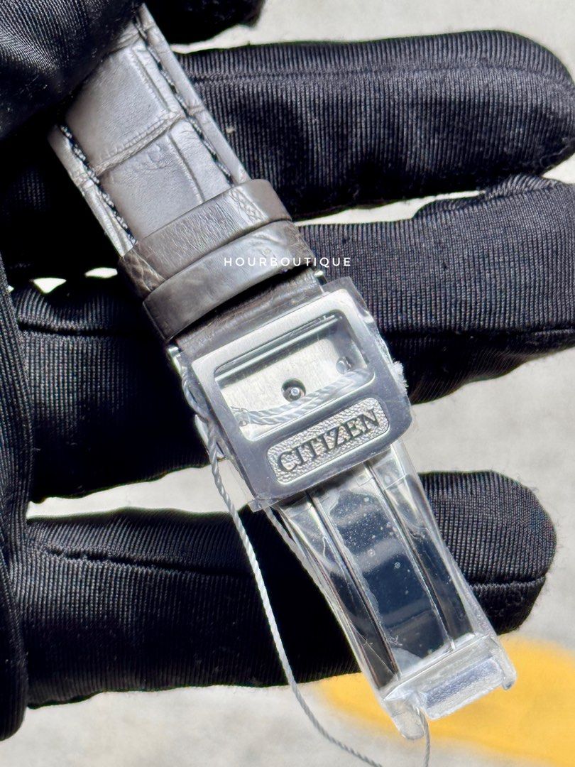 Brand New The Citizen “ Early Winter Morning “ Washi Paper Sial , Perpetual Calendar Eco-Drive Watch AQ4100-22A