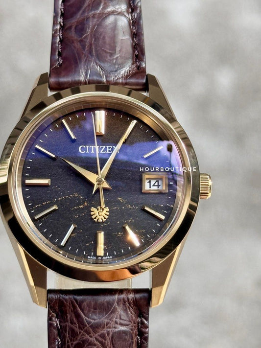 Brand New The Citizen Black Washi Paper Dial 400pc Limited Ed Perpetual Calendar Watch AQ4103-16W