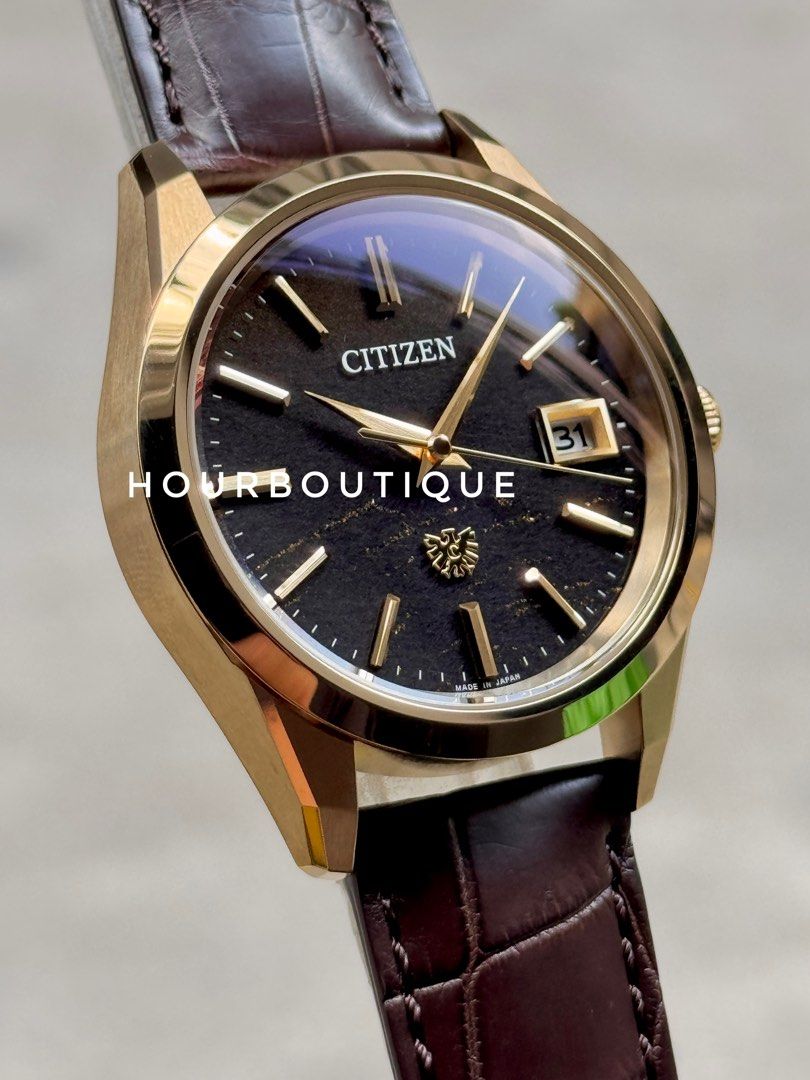 Brand New The Citizen Black Washi Paper Dial 400pc Limited Ed Perpetual Calendar Watch AQ4103-16W