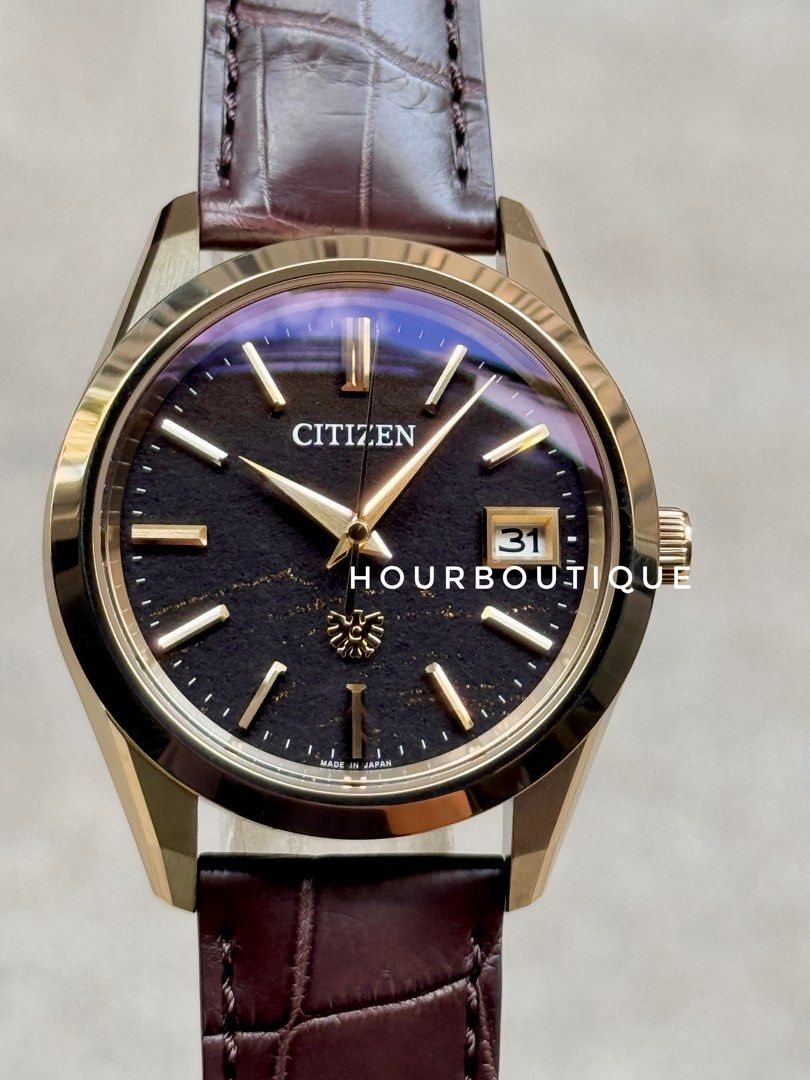 Brand New The Citizen Black Washi Paper Dial 400pc Limited Ed Perpetual Calendar Watch AQ4103-16W
