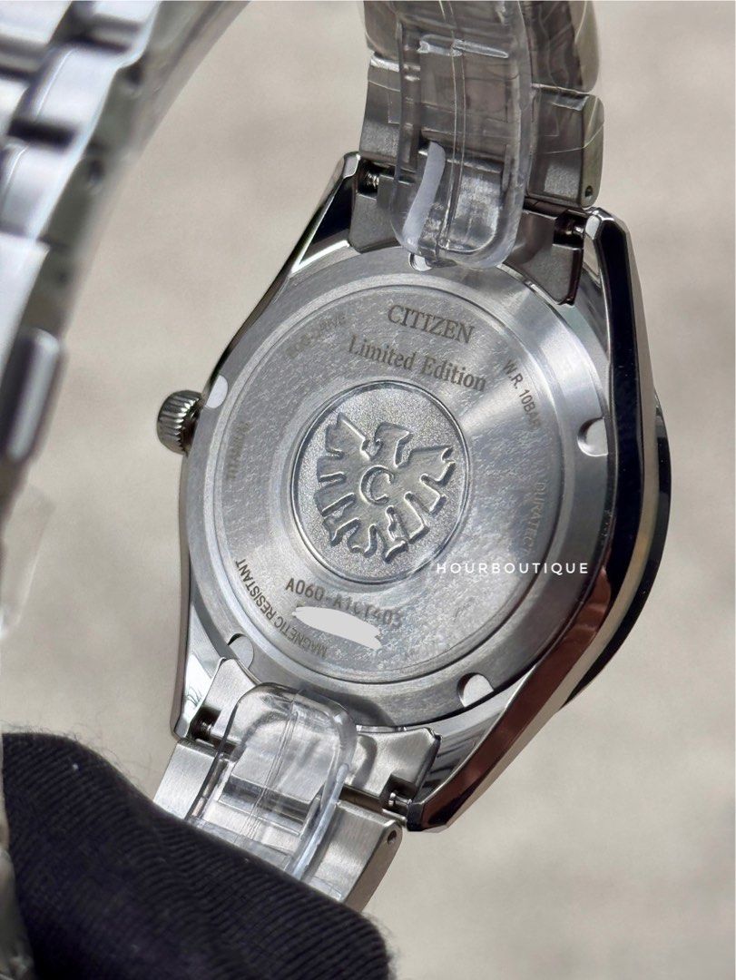 Brand New The Citizen Perpetual Calendar, Eco-Drive Washi Paper Ivory Colour Dial Watch AQ4100-57C