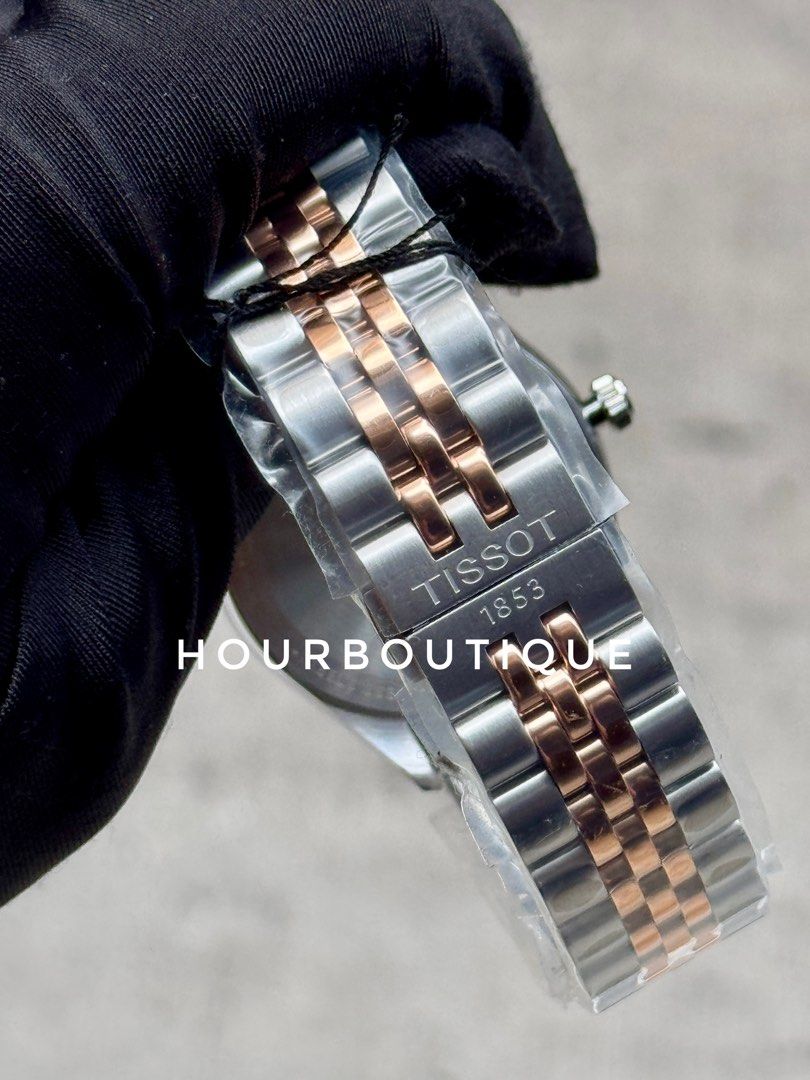 Brand New Tissot Ballade 40mm Chocolate Dial Two Tone Swiss Made Quartz Watch T156.410.22.291.01
