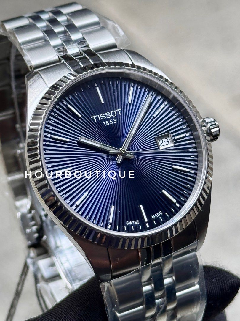 Brand New Tissot Ballade Blue Dial 40mm Swiss Made Quartz Watch T156.410.11.041.00