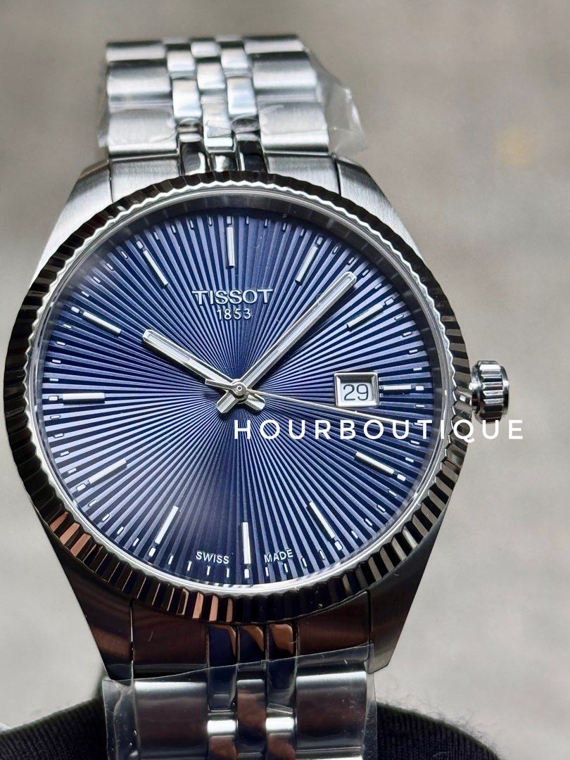Brand New Tissot Ballade Blue Dial 40mm Swiss Made Quartz Watch T156.410.11.041.00
