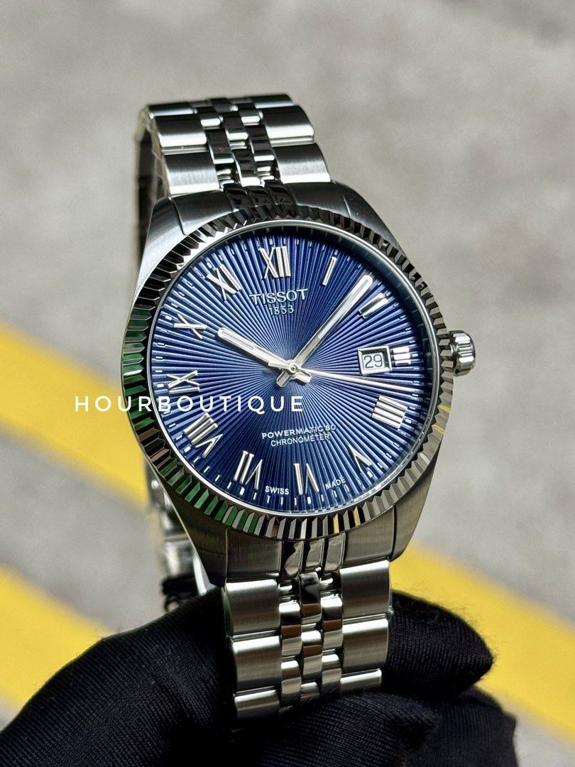 Brand New Tissot Ballade Chronometer Certified Blue Dial Automatic Watch T156.408.11.043.00
