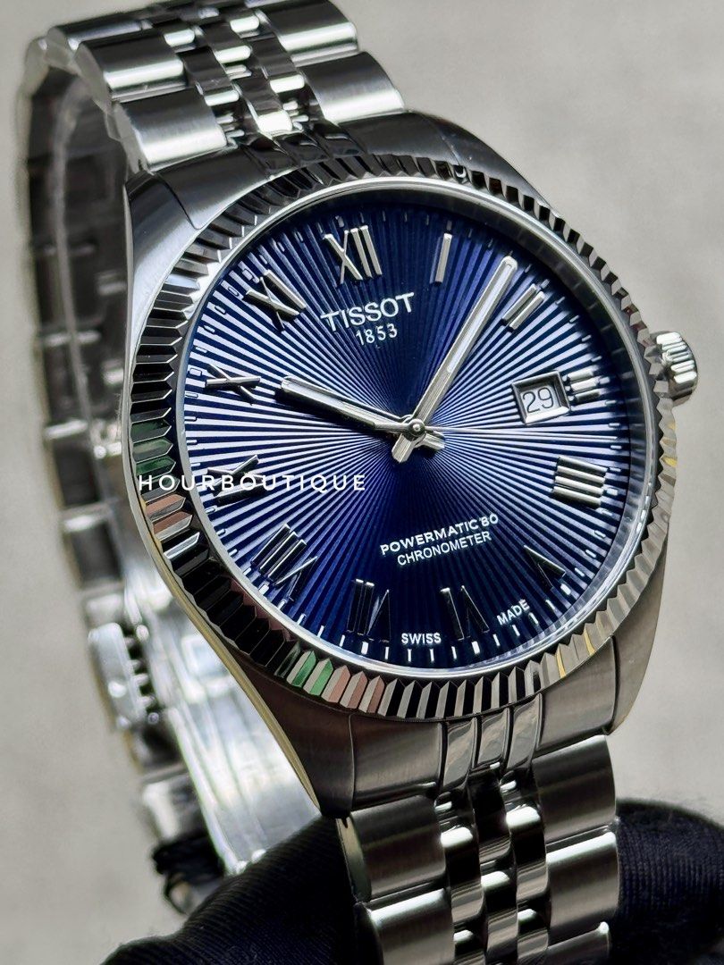 Brand New Tissot Ballade Chronometer Certified Blue Dial Automatic Watch T156.408.11.043.00