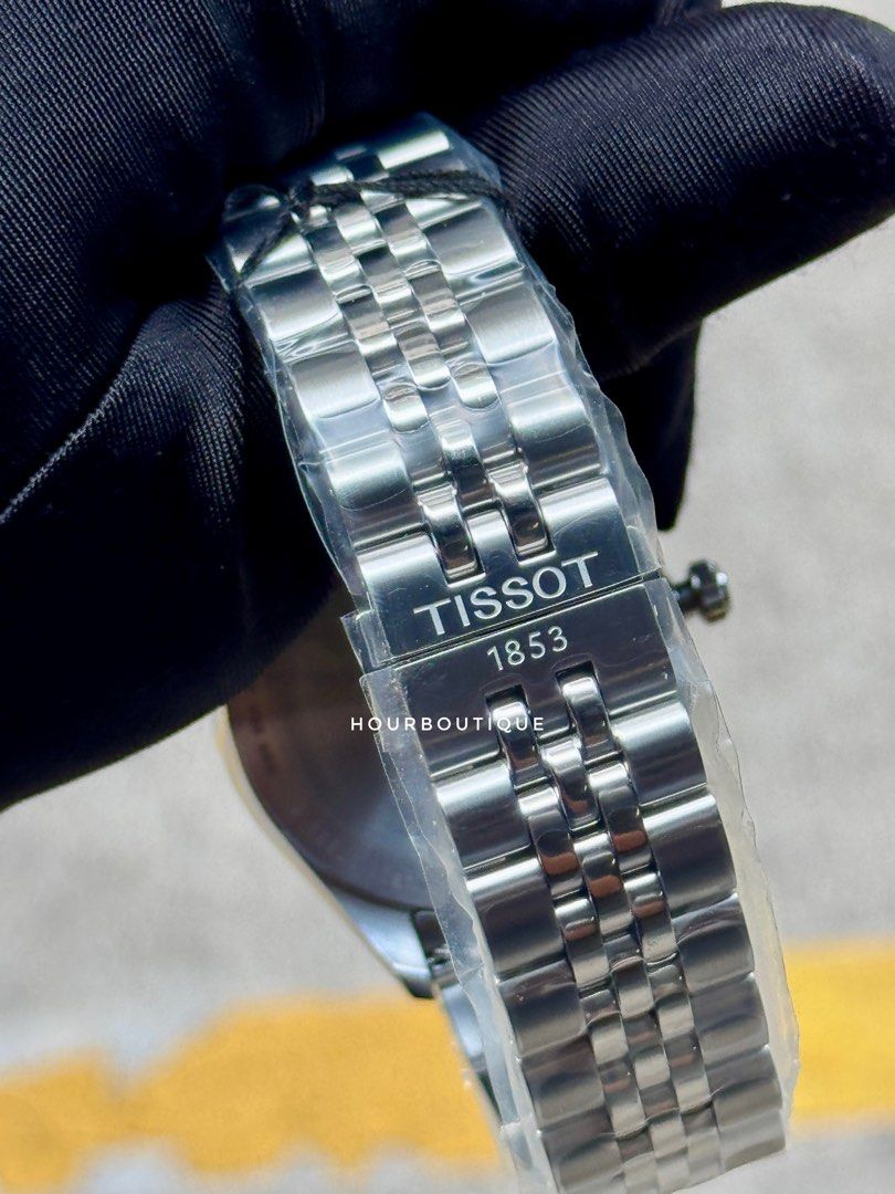 Brand New Tissot Ballade Fluted Bezel Jubilee Brac Blue Dial Quartz Watch T156.410.11.041.00