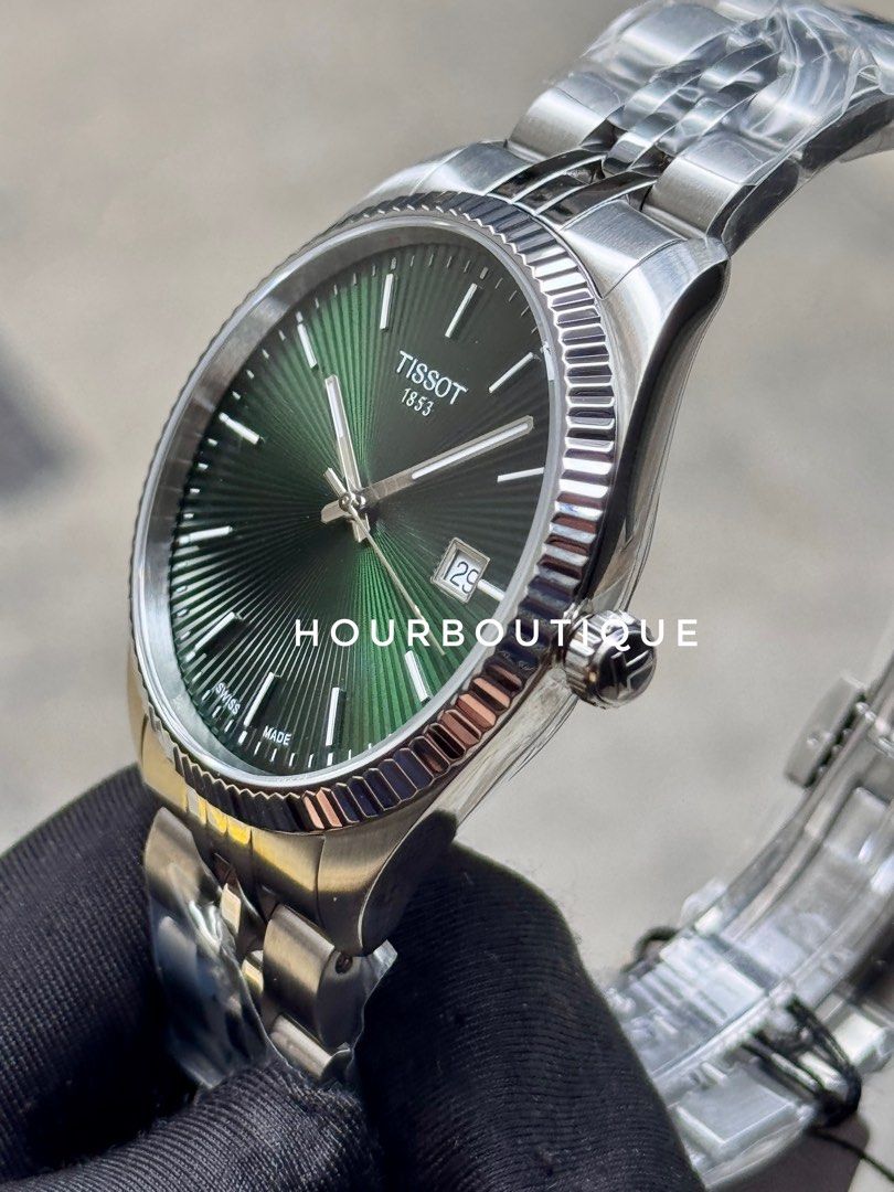 Brand New Tissot Ballade Forest Green Dial 40mm Swiss Made Quartz Watch T156.410.11.091.00