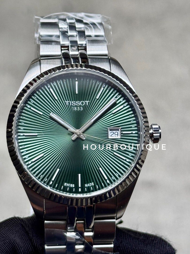 Brand New Tissot Ballade Forest Green Dial 40mm Swiss Made Quartz Watch T156.410.11.091.00
