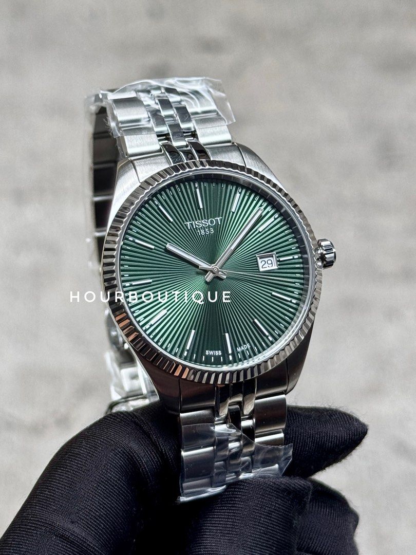 Brand New Tissot Ballade Forest Green Dial 40mm Swiss Made Quartz Watch T156.410.11.091.00