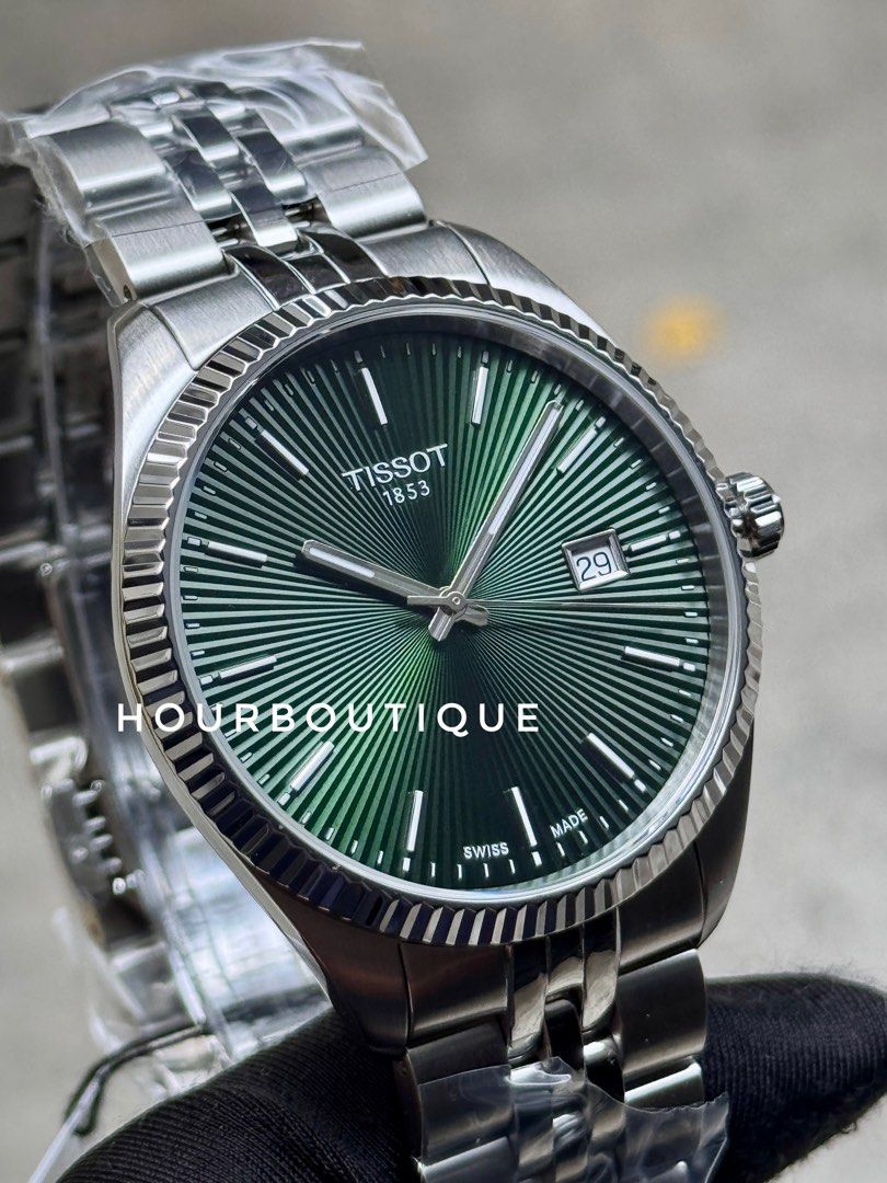 Brand New Tissot Ballade Forest Green Dial 40mm Swiss Made Quartz Watch T156.410.11.091.00