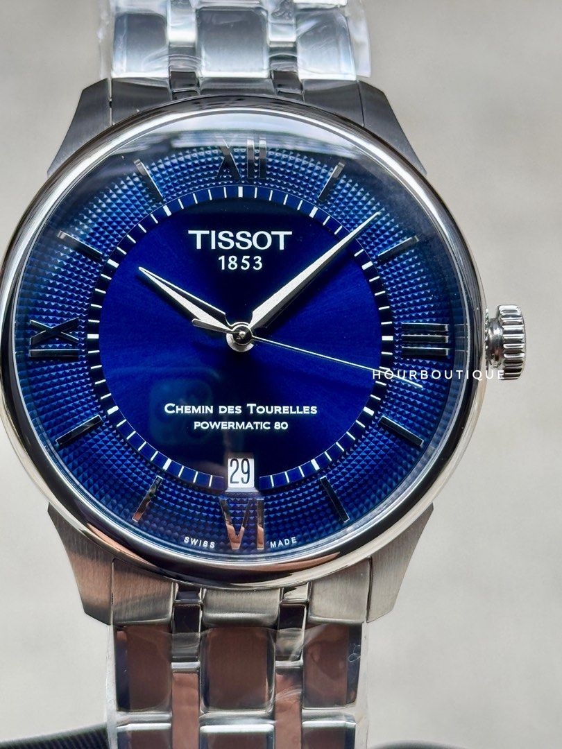 Brand New Tissot Chemin des Tourelles Powermatic 80 39 mm T1394071104800