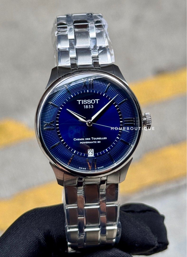 Brand New Tissot Chemin des Tourelles Powermatic 80 39 mm T1394071104800