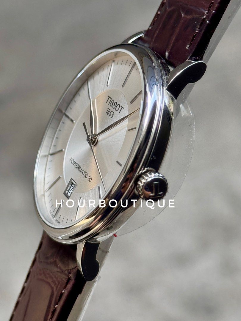 Brand New Tissot Classic Silver Dial Powermatic 80, Dress Watch T122.407.16.031.00