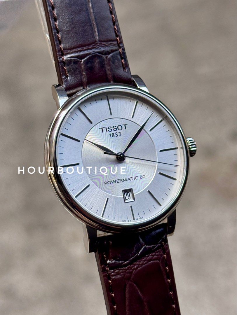 Brand New Tissot Classic Silver Dial Powermatic 80, Dress Watch T122.407.16.031.00