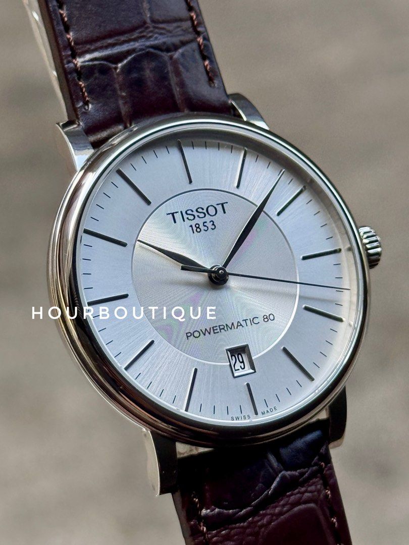 Brand New Tissot Classic Silver Dial Powermatic 80, Dress Watch T122.407.16.031.00