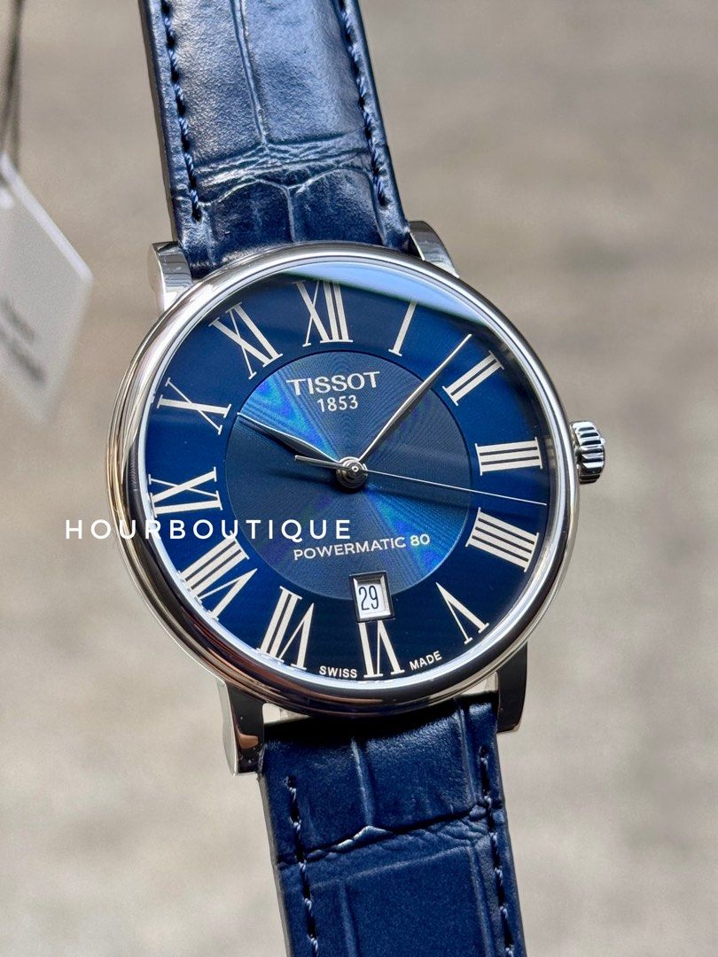 Brand New Tissot Classics Blue Dial Powermatic 80, Automatic Watch T122.407.16.043.00