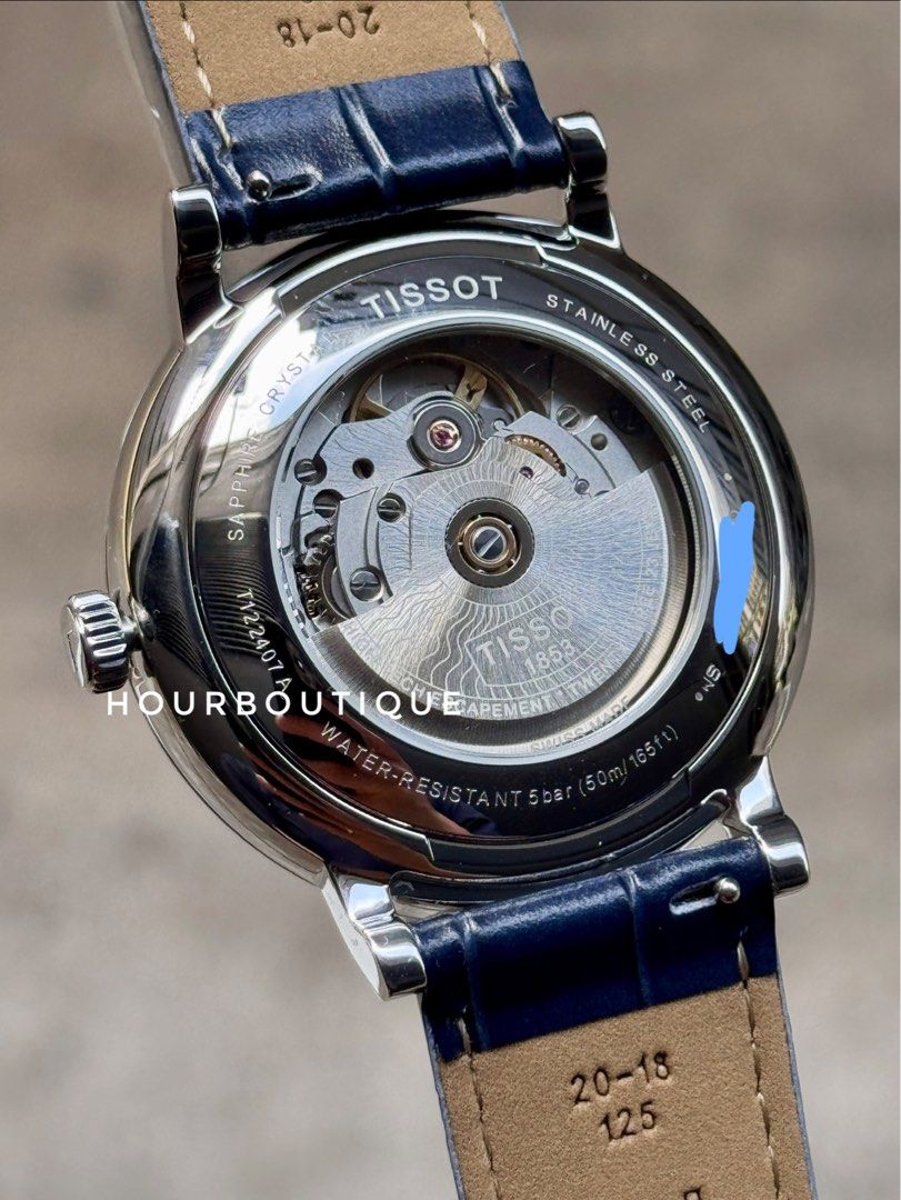 Brand New Tissot Classics Blue Dial Powermatic 80, Automatic Watch T122.407.16.043.00