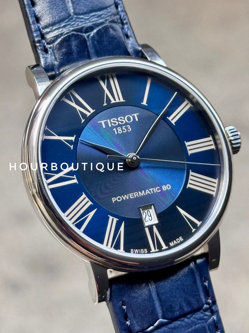 Brand New Tissot Classics Blue Dial Powermatic 80, Automatic Watch T122.407.16.043.00